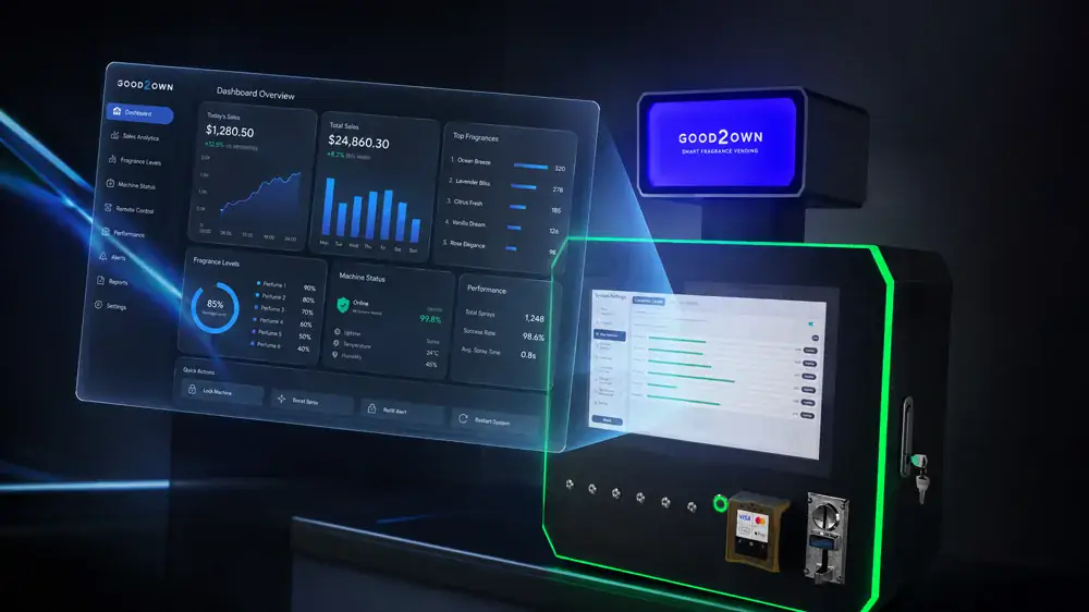 Good2Own IoT management console dashboard